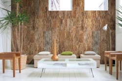 Wood veneer wallpaper