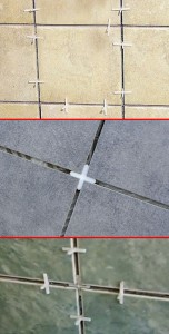 Options for installing crosses when gluing tiles