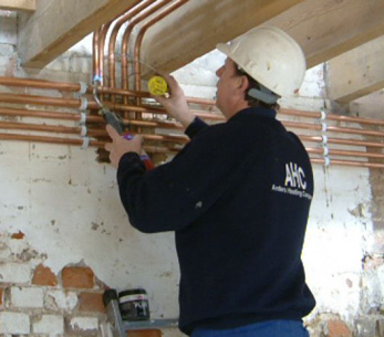 Heating system installation