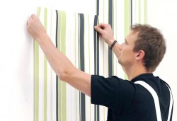 Wallpapering process