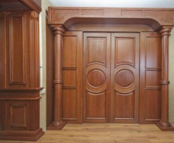 Solid wood door