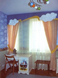 curtains in the nursery