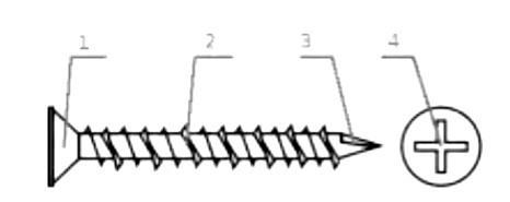 self-tapping structure