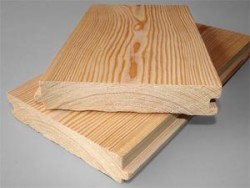 Larch floorboard