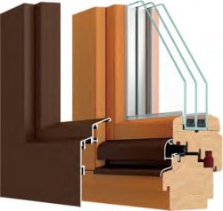 wood-aluminum windows