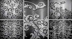 metal wallpaper selection