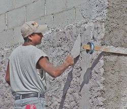 garage insulation with warm plaster